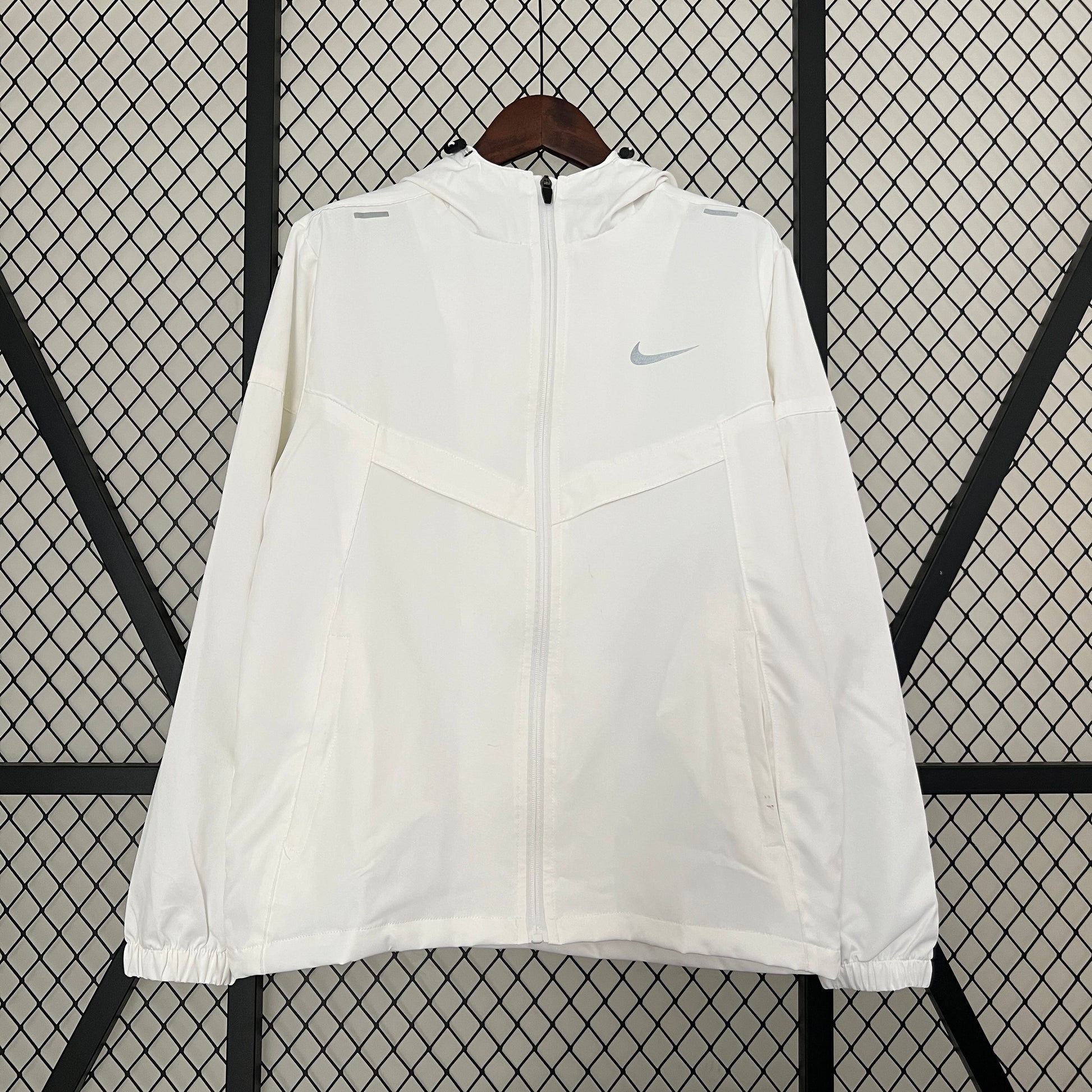 Nike Windbreaker Jacke Weiß