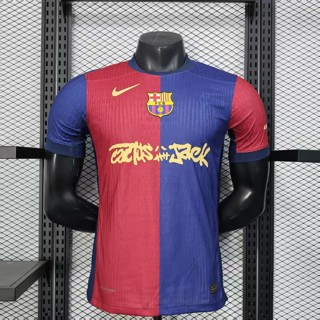 FC Barcelona Home Jersey X Travis Scott Collab. Player version