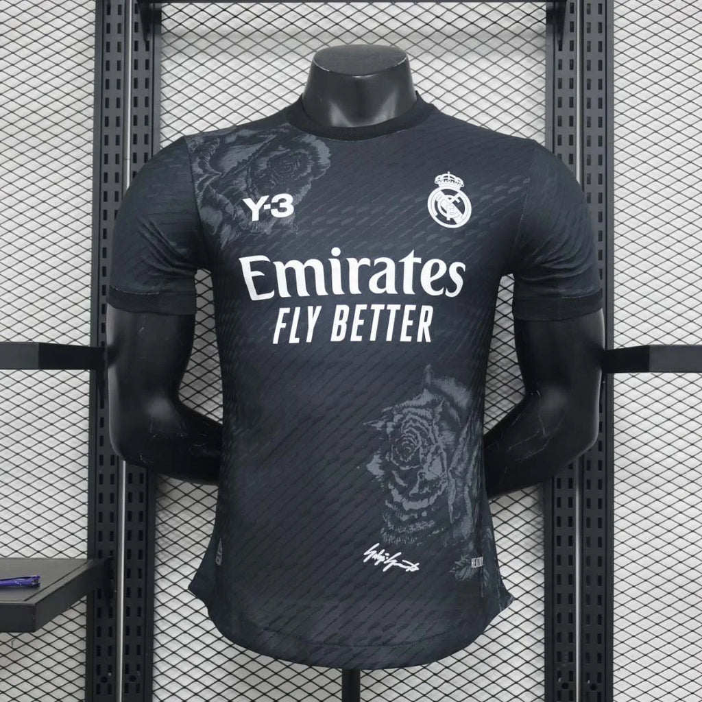 Real Madrid SPECIAL EDITION Black Y-3 jersey PLAYERS EDITION 2024/2025