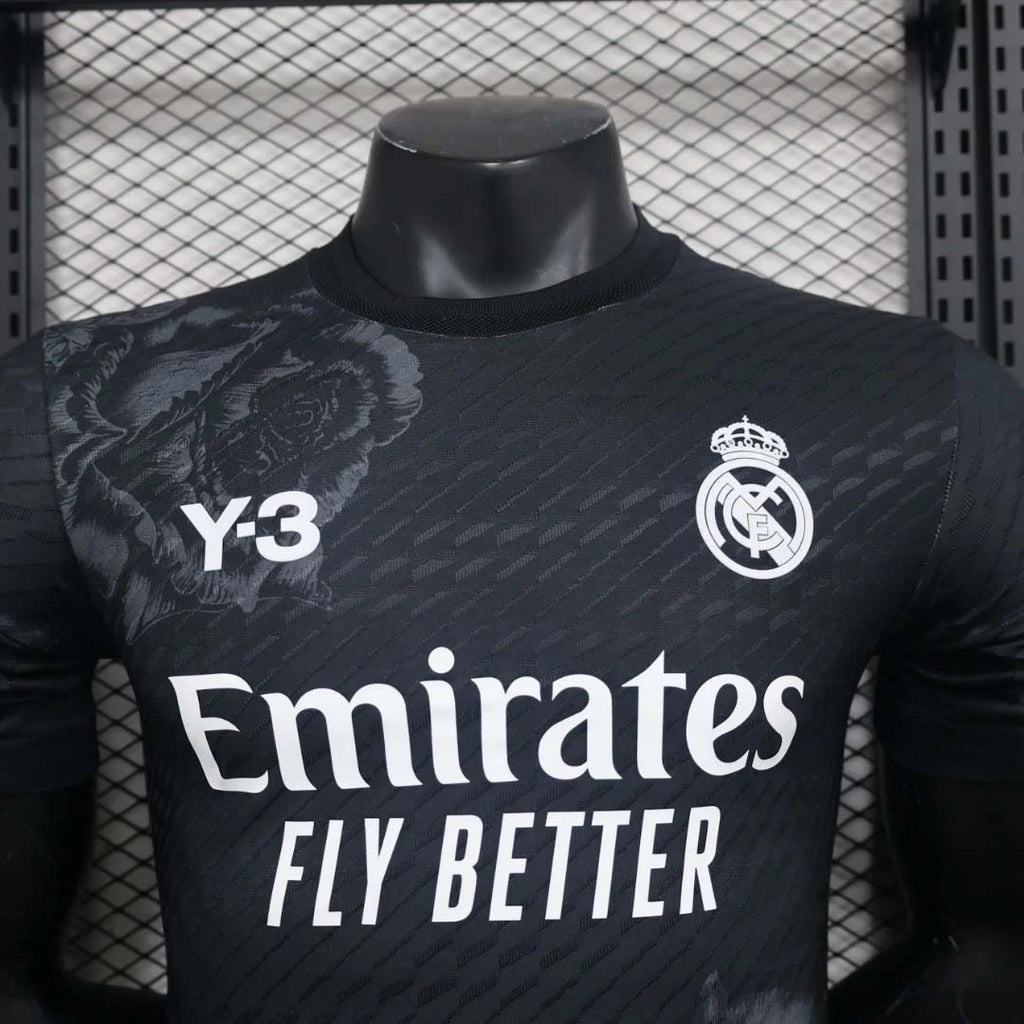 Real Madrid SPECIAL EDITION Black Y-3 jersey PLAYERS EDITION 2024/2025