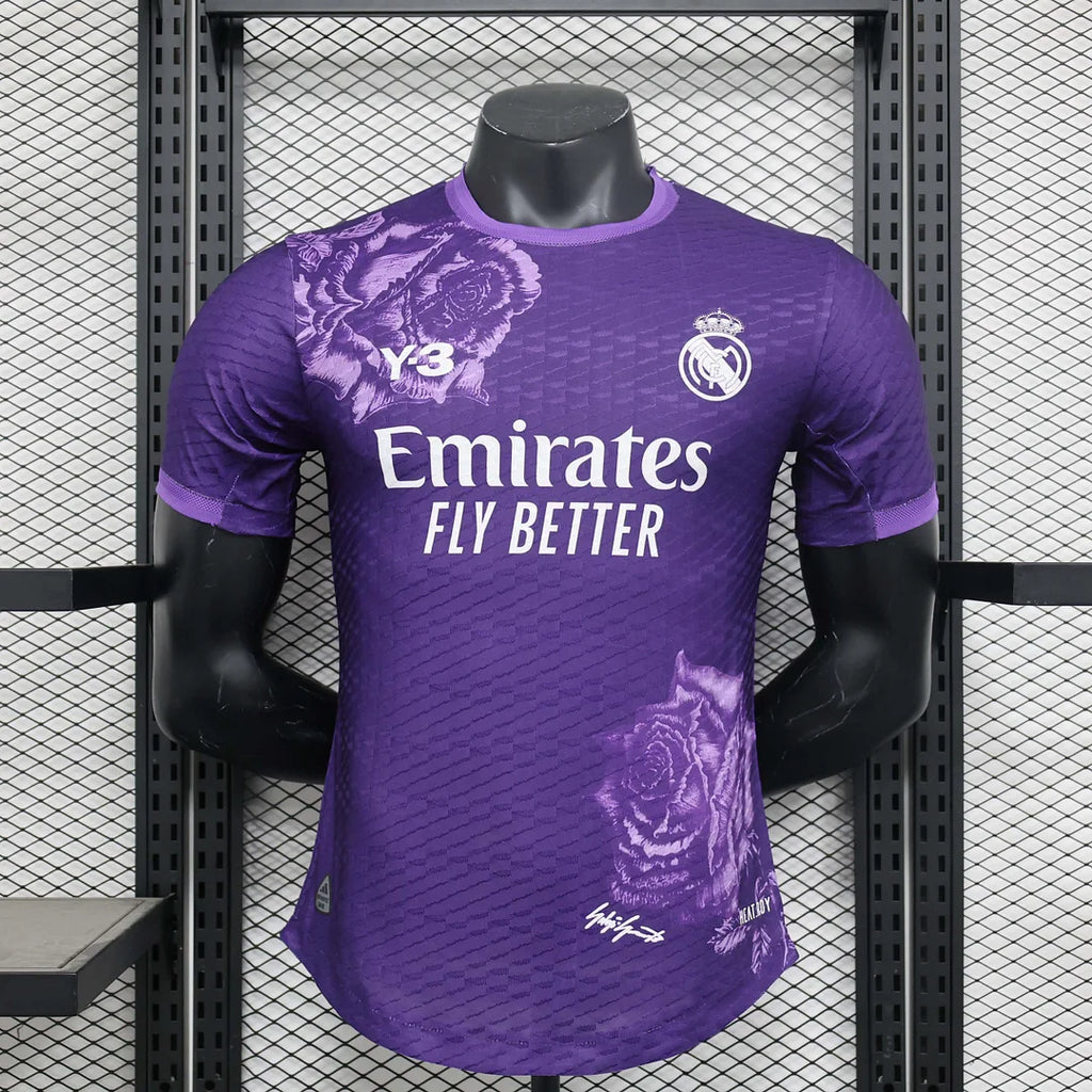 Edizione Speciale Real Madrid Purple Y-3 Trikot Players Edition 2024/2025