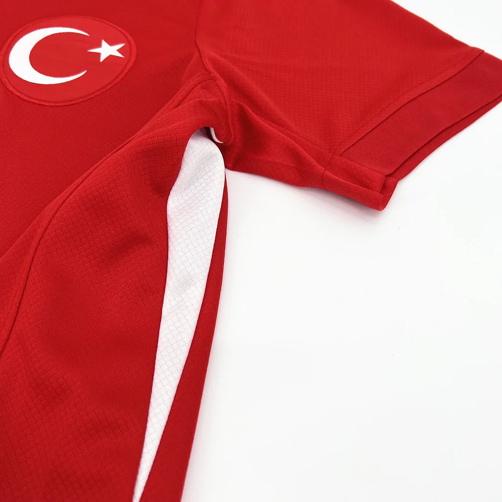 Maglia della casa della squadra nazionale di Türkiye 2024